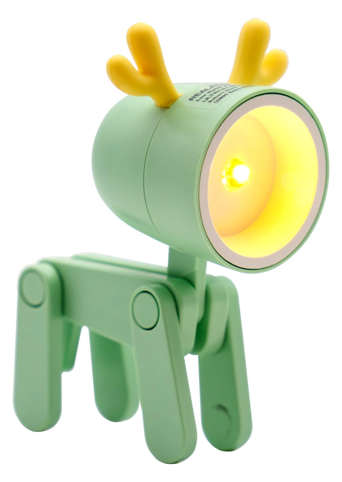 RealPower LED-Tier Taschenlampe Green Deer