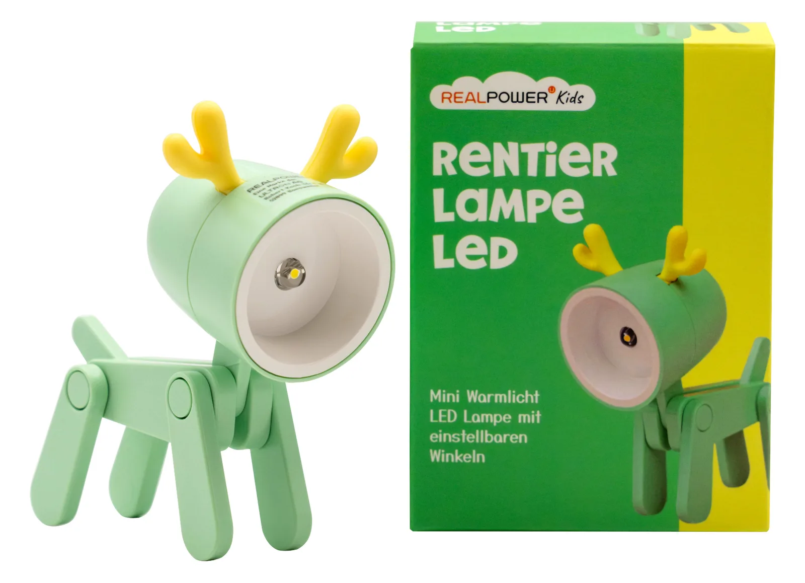 RealPower LED-Tier Taschenlampe Green Deer, Ansicht 2