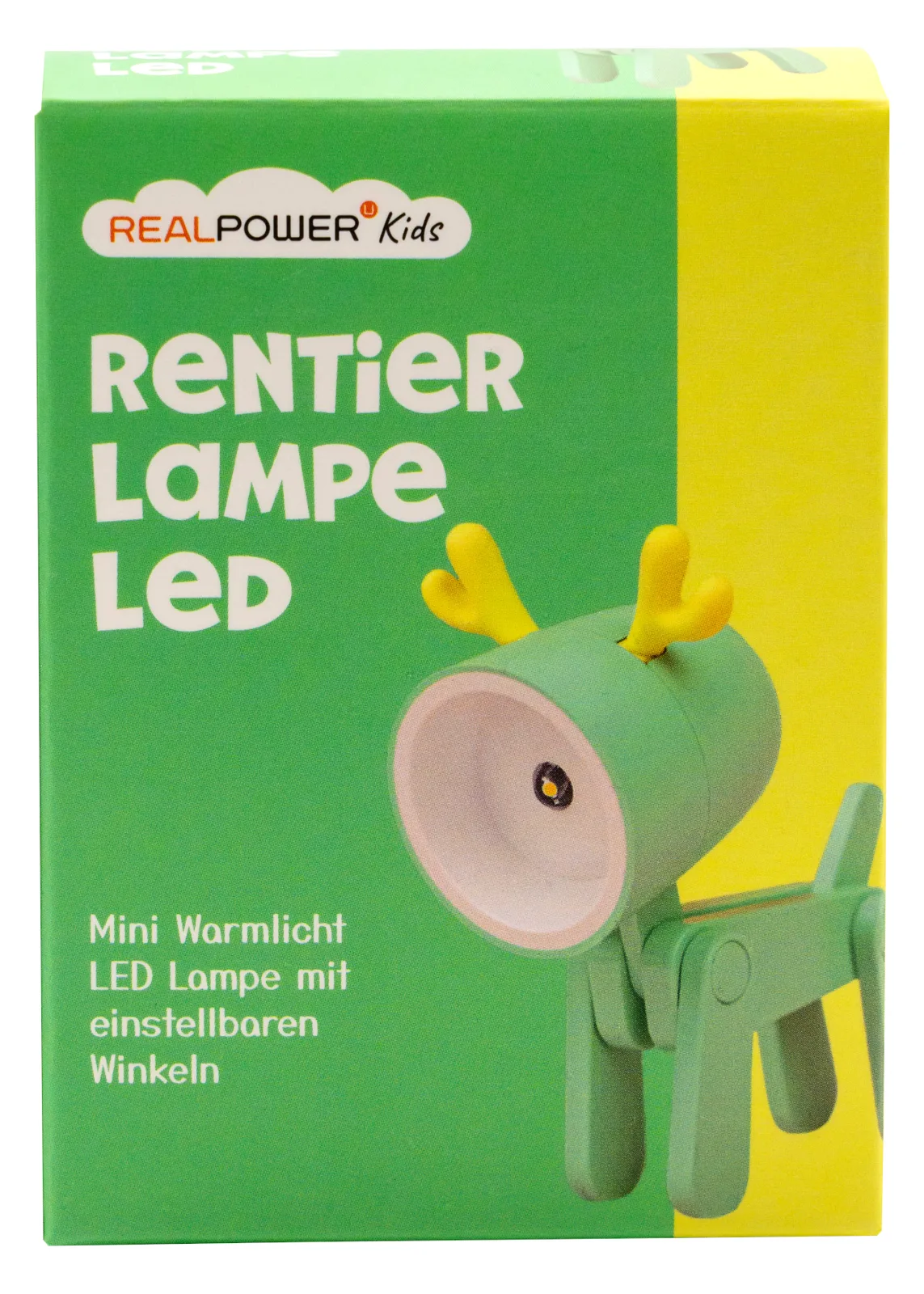 RealPower LED-Tier Taschenlampe Green Deer, Ansicht 3