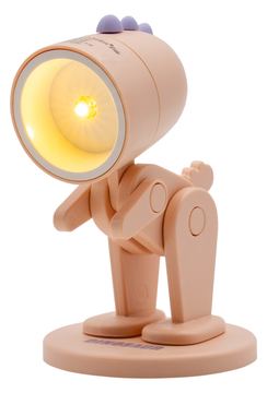 RealPower LED-Tier Taschenlampe Pink dino mit Sockel von LumaTech