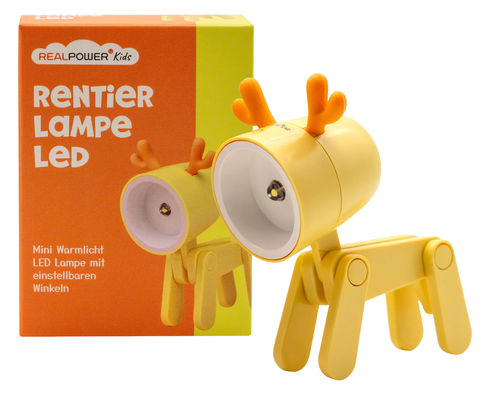 RealPower LED-Tier Taschenlampe Yellow deer, Ansicht 2
