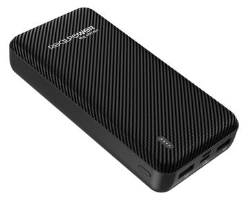 RealPower PB-20000 SE - 20000 mAh - Lithium Polymer (LiPo) - Schwarz von LumaTech
