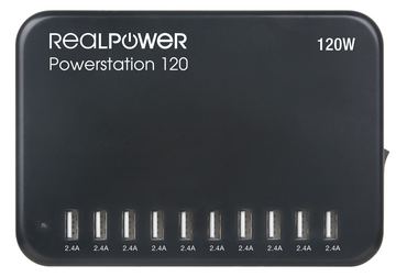 RealPower Power Station 120 - Indoor - AC - Schwarz von LumaTech