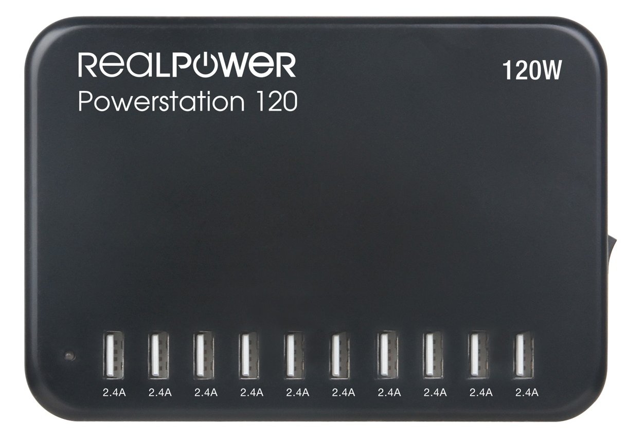 RealPower Power Station 120 - Indoor - AC - Schwarz von LumaTech