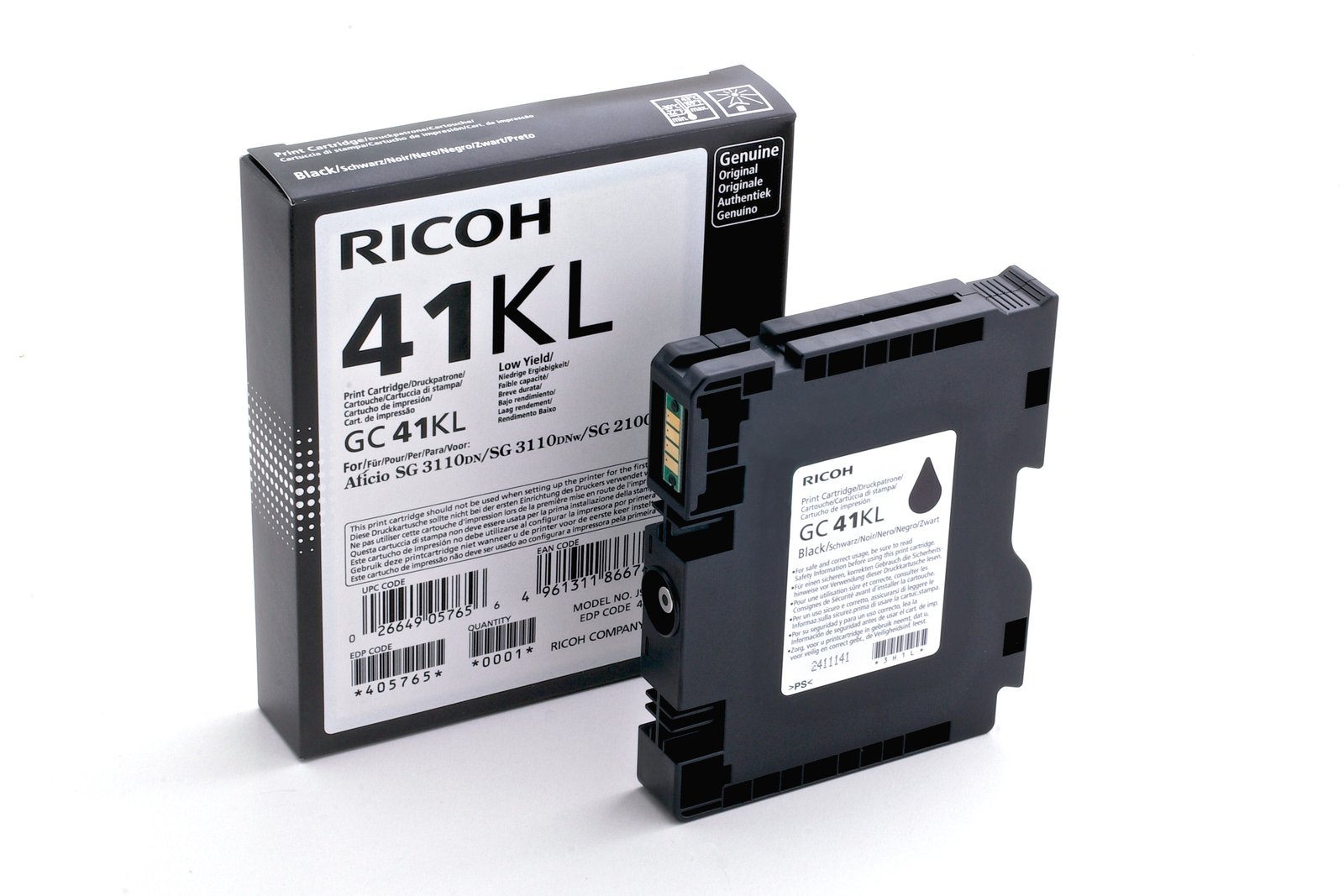 Ricoh GC 41KL - Low Yield - Schwarz - original