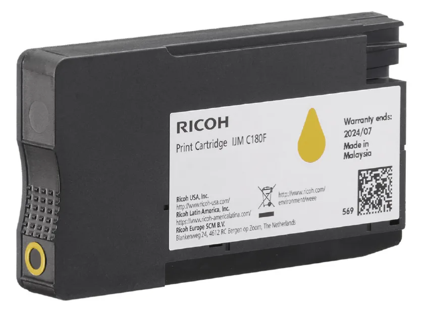Ricoh Gelb - original - Tonerpatrone - 1600 Seiten, Ansicht 2