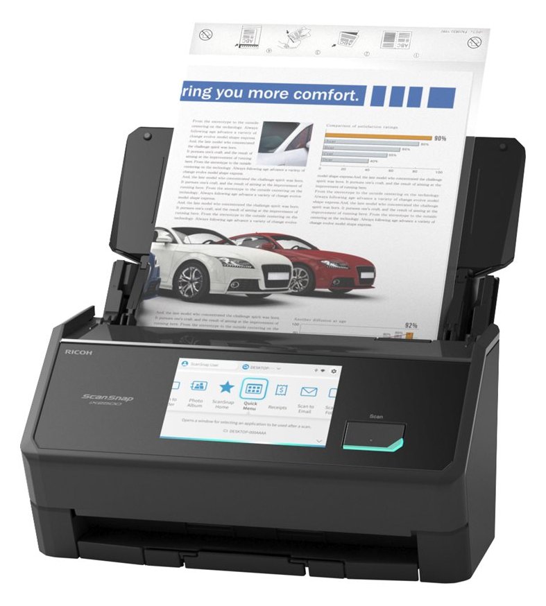 Ricoh ScanSnap iX2500 - Dokumentenscanner - Dual CIS - Duplex - 279 x 432mm - 600 dpi x 600 dpi