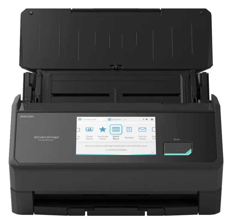 Ricoh ScanSnap iX2500 - Dokumentenscanner - Dual CIS - Duplex - 279 x 432mm - 600 dpi x 600 dpi - schwarz, Ansicht 2