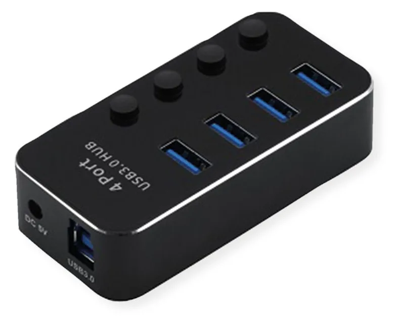 ROLINE 14.02.5056 - USB 3.2 Gen 1 (3.1 Gen 1) Type-A - USB 3.2 Gen 1 (3.1 Gen 1) Type-A - 5120 Mbit/s - Schwarz, Ansicht 2