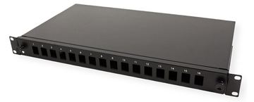 ROLINE 19LWL Patchpanel Box+Front für 16x Keystones von LumaTech