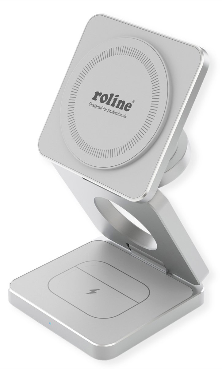 ROLINE 3-in-1-Induktionsladestation faltbar für Apple