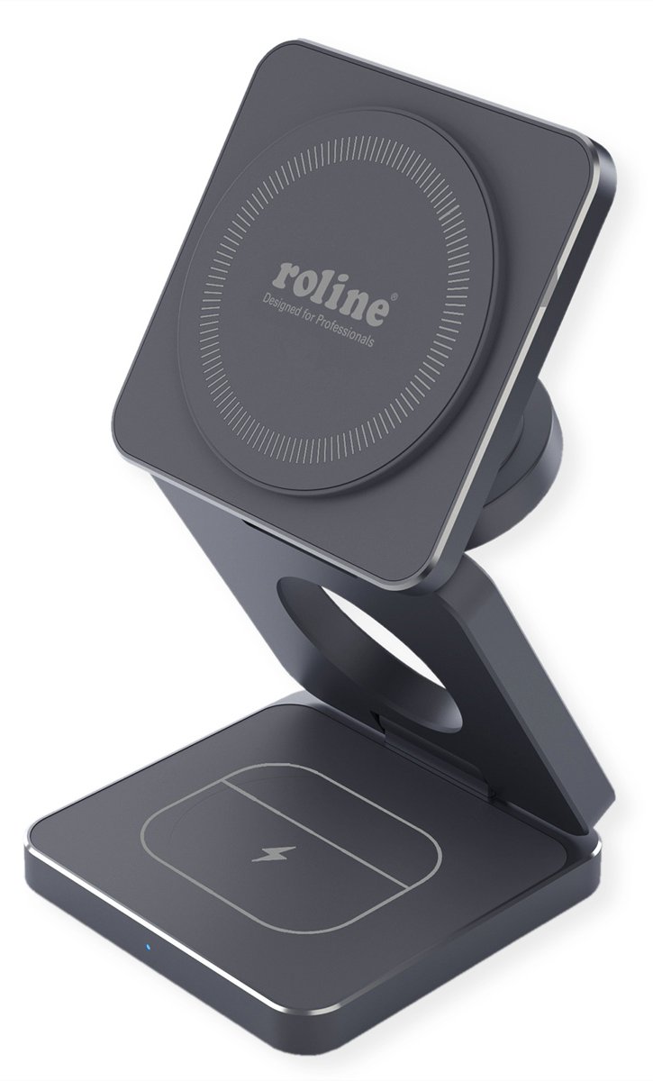 ROLINE 3-in-1-Induktionsladestation faltbar für Samsung