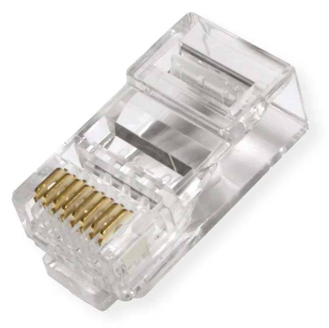 ROLINE Anschluss - CAT 6e - UTP - durchsichtig (Packung mit 10), Ansicht 4