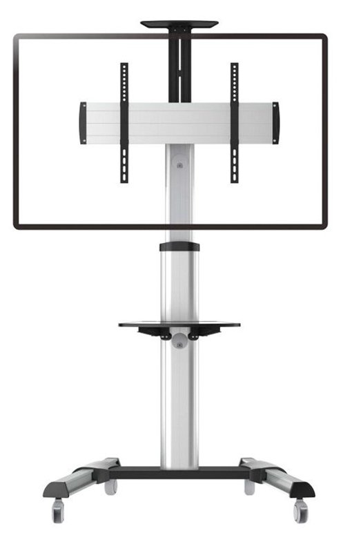 ROLINE Aufstellung für LCD-Display - Silber - Bildschirmgröße: 94-177.8 cm (37-70)