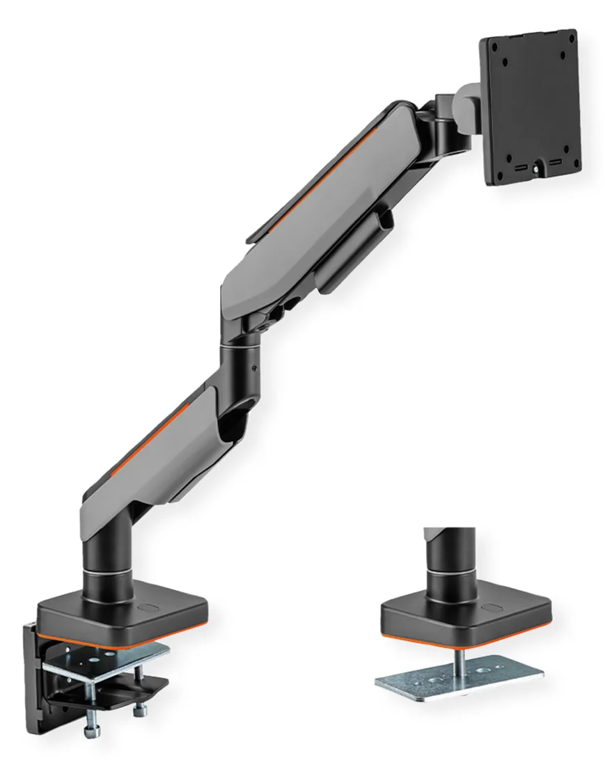 ROLINE Gaming-LCD-Arm Tischbefestigung Gasfeder<20kg, Ansicht 2