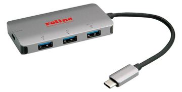 ROLINE Hub - 3 x USB 3.1 Gen 1 + 1 x USB-C (Spannungsversorgung) von LumaTech