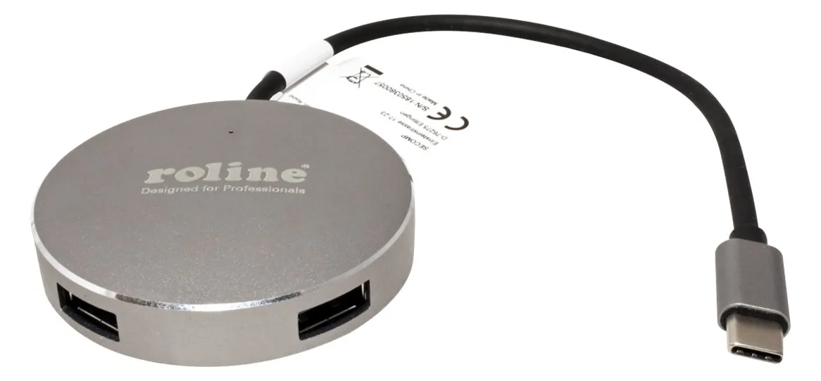 ROLINE Hub - 4 x SuperSpeed USB 3.0 - Desktop, Ansicht 4