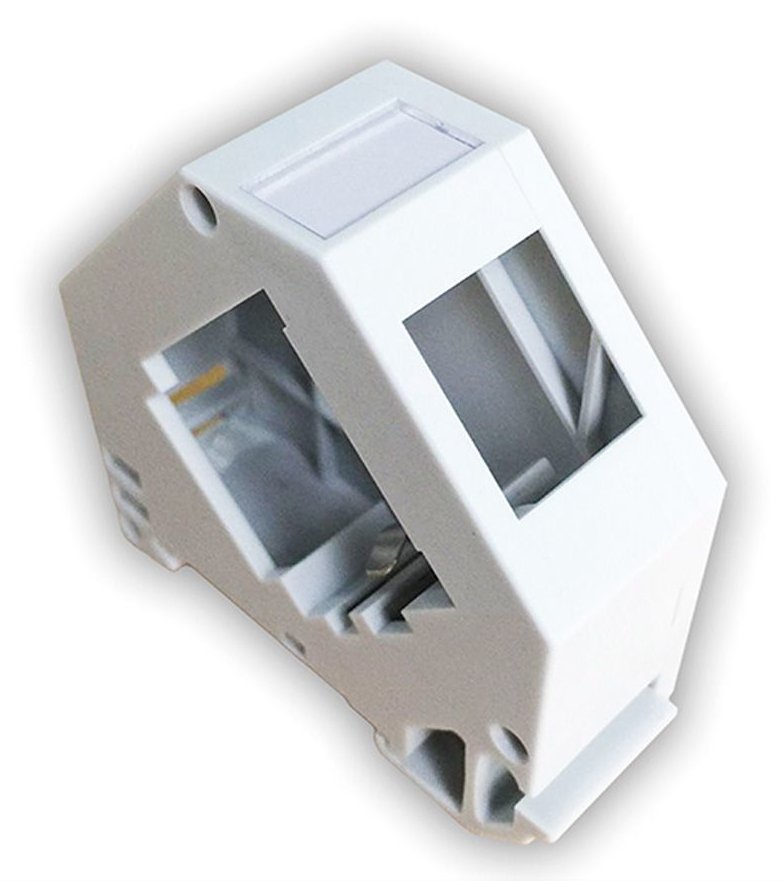 ROLINE Keystone Jack-DIN-Adapter für Schienenmontage von LumaTech