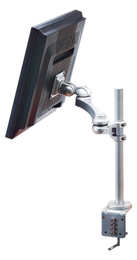 ROLINE LCD-Monitorarm Trägerstange - Befestigungskit (Gelenkarm, Spannbefestigung für Tisch, Stange)