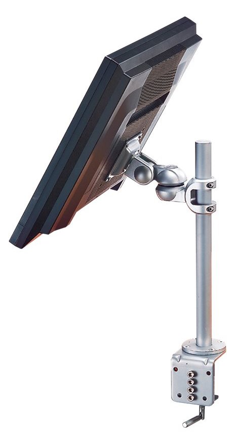 ROLINE LCD-Monitorarm Trägerstange - Befestigungskit (Gelenkarm, Spannbefestigung für Tisch, Stange)