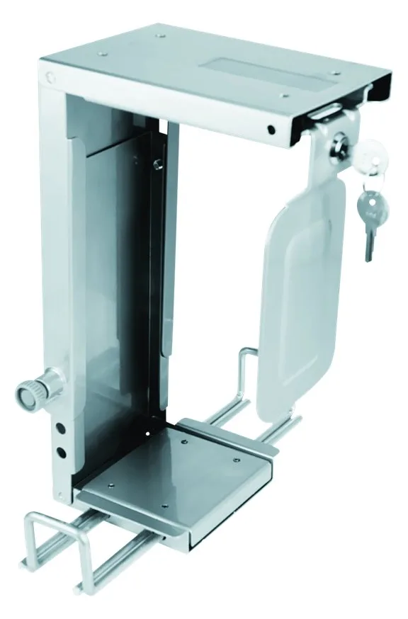 ROLINE Mini PC holder - Halterung für Systemeinheit - Silber, Ansicht 3