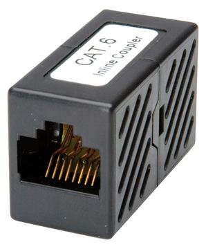 ROLINE Netzwerkkoppler - RJ-45 (W) zu RJ-45 (W) - Schwarz von LumaTech