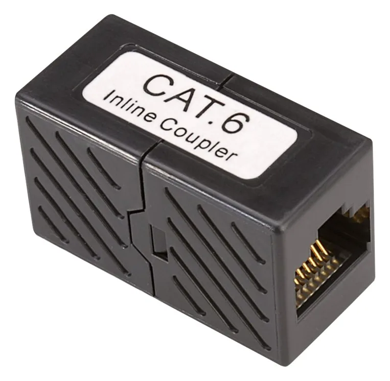 ROLINE Netzwerkkoppler - RJ-45 (W) zu RJ-45 (W) - Schwarz, Ansicht 3