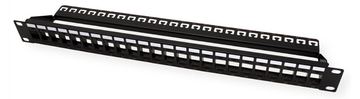 ROLINE Patch Panel - CAT 6 - UTP - Schwarz - 1U - 48.3 cm (19) von LumaTech