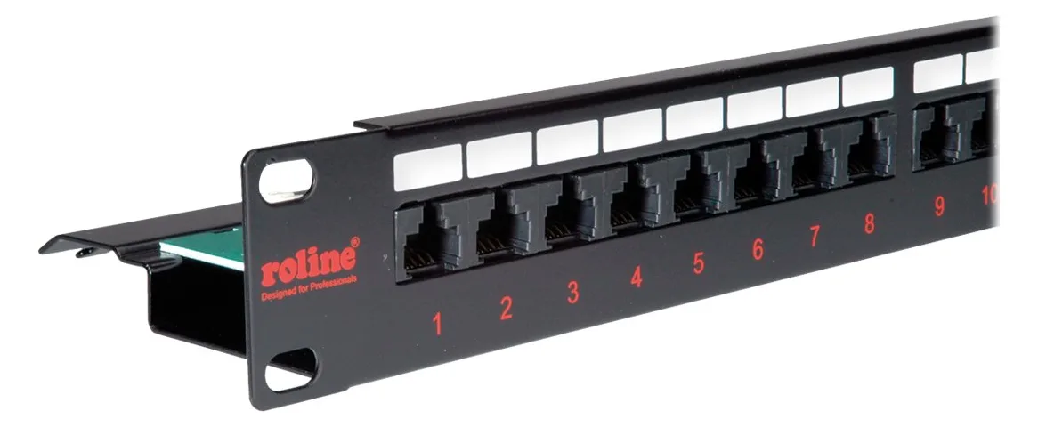 ROLINE Patch Panel - CAT 6 - UTP - Schwarz - 48.3 cm (19), Ansicht 4