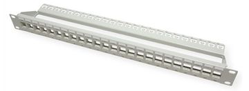ROLINE Patch Panel - CAT 6e - UTP - Hellgrau - 48.3 cm (19) von LumaTech