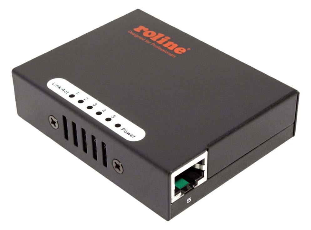 ROLINE Pocket Fast Ethernet Switch - Switch - unmanaged