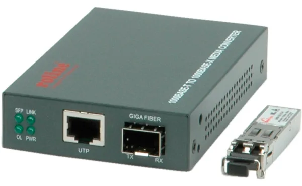 ROLINE RC1000SX/LC - Medienkonverter - GigE - 1000Base-SX, 1000Base-T, Ansicht 3