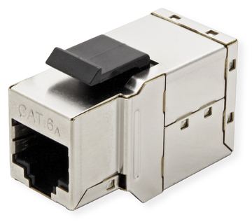 ROLINE RJ45 Kupplung geschirmt Kat.6A silber von LumaTech