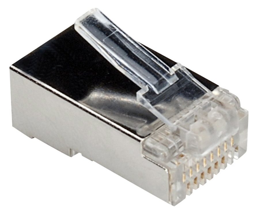 ROLINE Secomp - Netzwerkanschluss - RJ-45 (M) - abgeschirmt - CAT 5e (Packung mit 10)