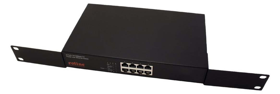 ROLINE Switch - 8 x 10/100 (PoE) - Desktop