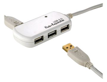 ROLINE USB 2.0 4-Port Hub mit Repeater - Hub von LumaTech