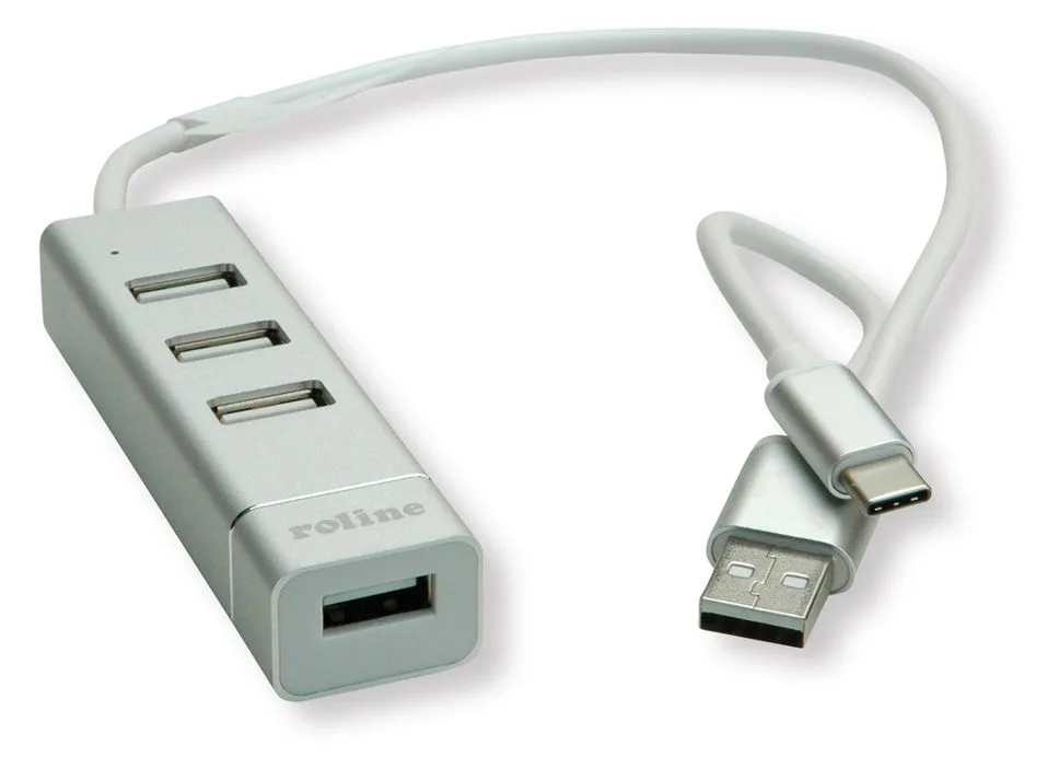 ROLINE USB 2.0 Notebook Hub - Hub - 4 x USB 2.0, Ansicht 2