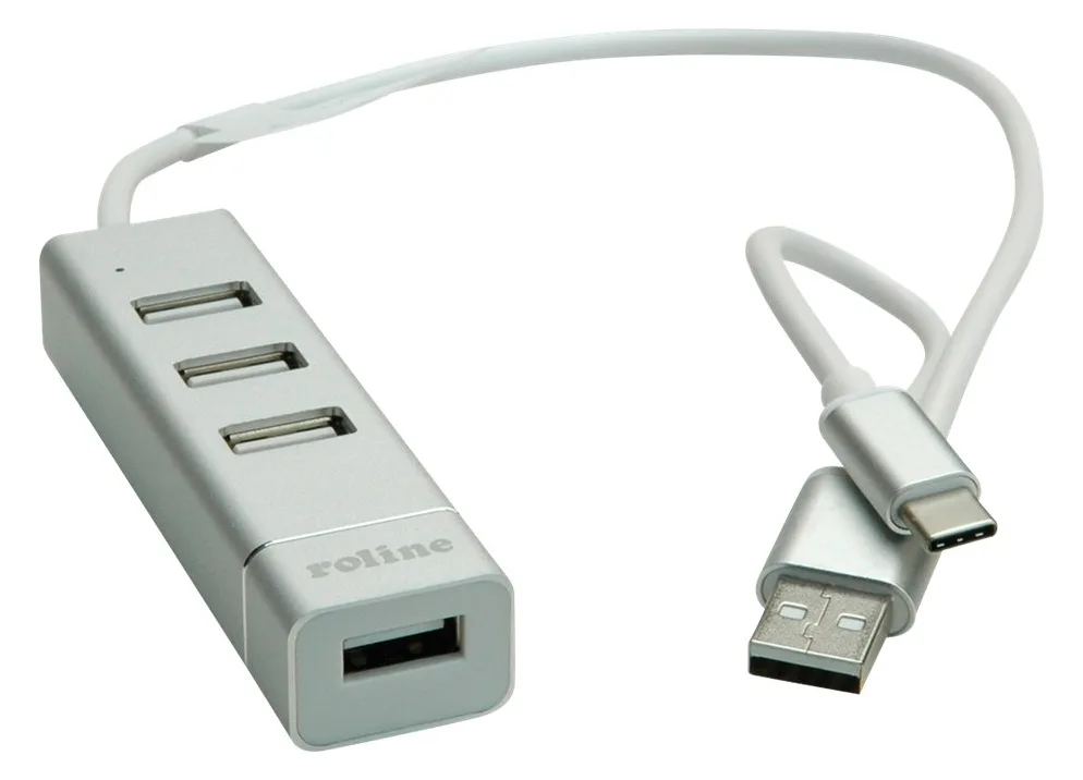 ROLINE USB 2.0 Notebook Hub - Hub - 4 x USB 2.0, Ansicht 3
