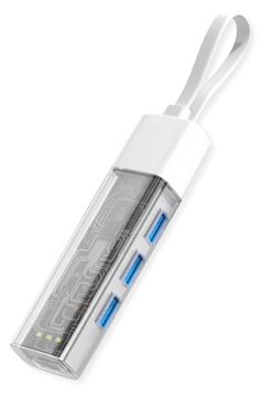 ROLINE USB3.2 Gen1 Hub 4x USB-A Typ A+C Kabel von LumaTech