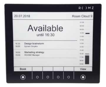 Roomz Display - Raummanager - kabellos - Wi-Fi, NFC - Silber von LumaTech