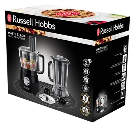 Russell Hobbs Küchenmaschine - 600 W - mattschwarz, Ansicht 2