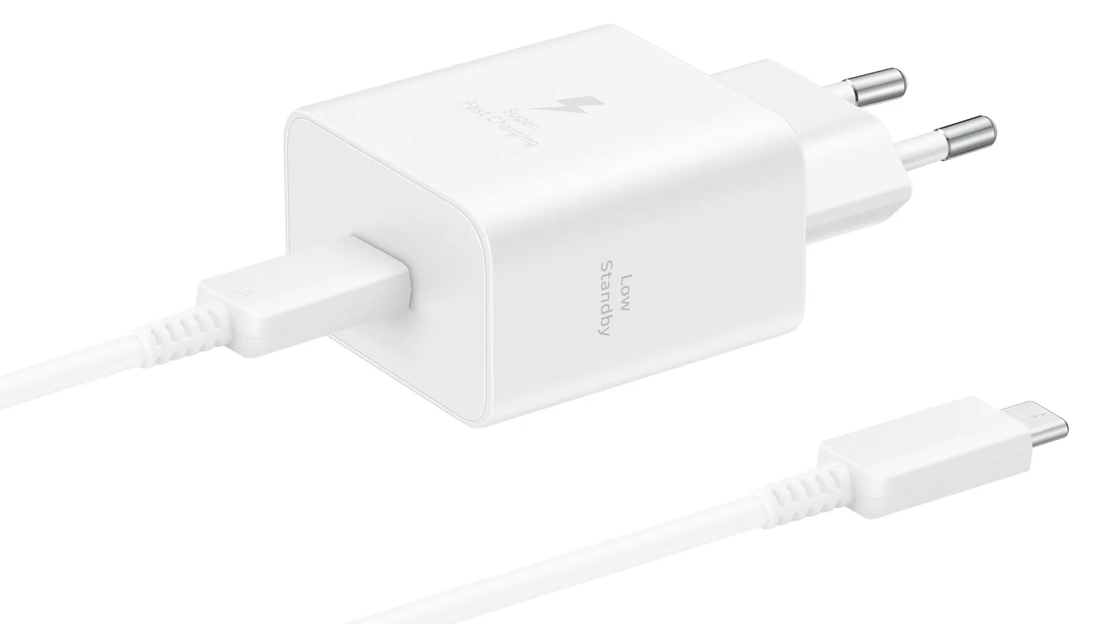 Samsung 45W Power Adapter+Cable White, Ansicht 4