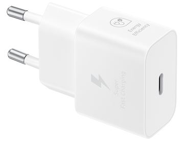Samsung EP-T2510N - Netzteil - 25 Watt - 3 A - PD 3.0, SFC, PD/PPS (24 pin USB-C) - Weiß von LumaTech