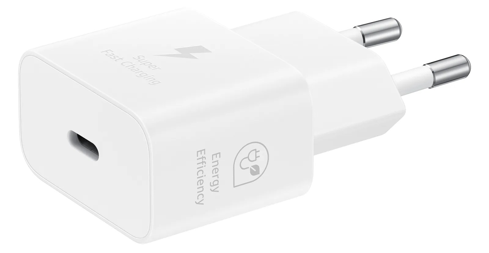 Samsung EP-T2510N - Netzteil - 25 Watt - 3 A - PD 3.0, SFC, PD/PPS (24 pin USB-C) - Weiß, Ansicht 4
