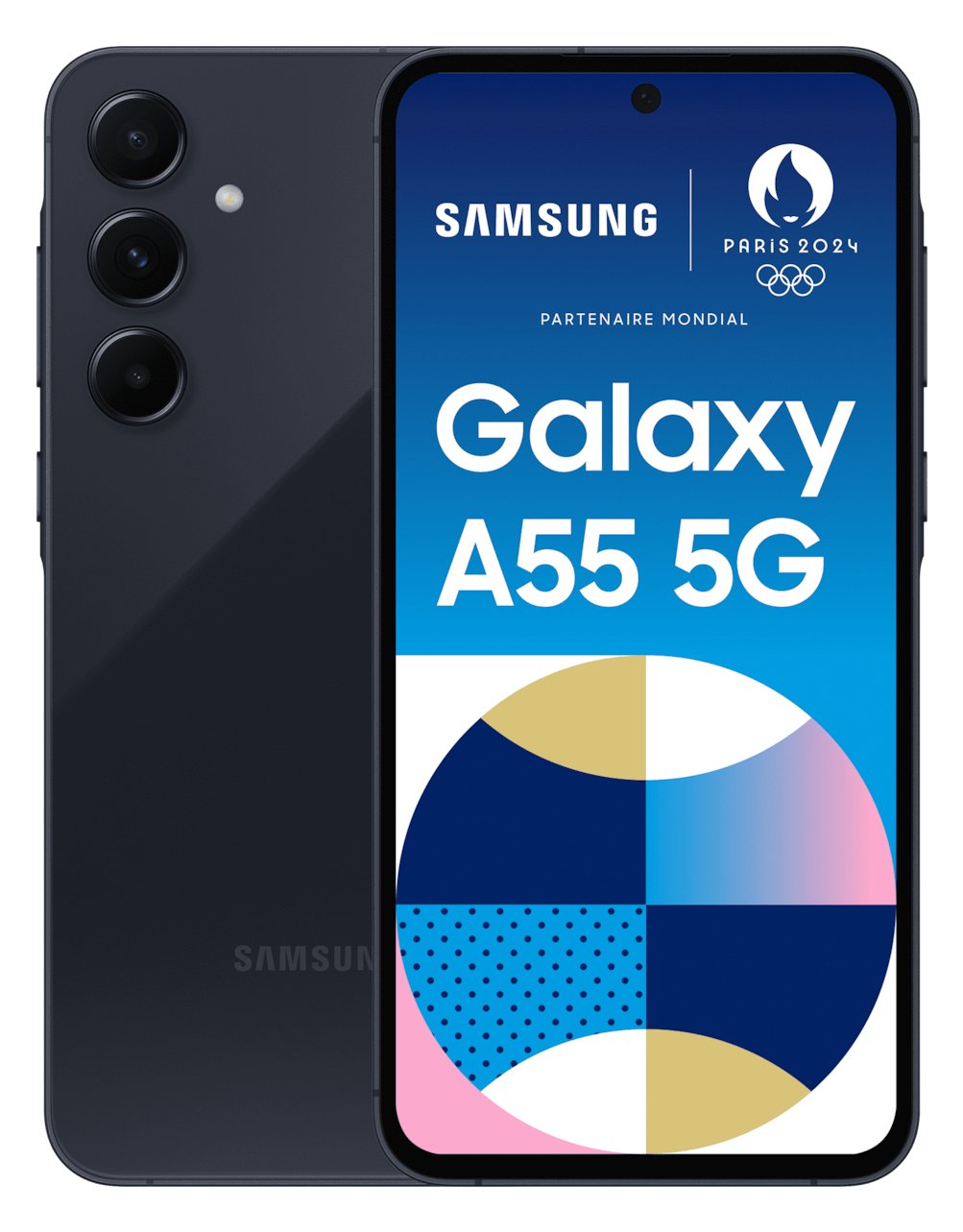Samsung Galaxy A55 - Enterprise Edition - 5G Smartphone - Dual-SIM - RAM 8 GB / Interner Speicher 128 GB - Dunkelblau von LumaTech