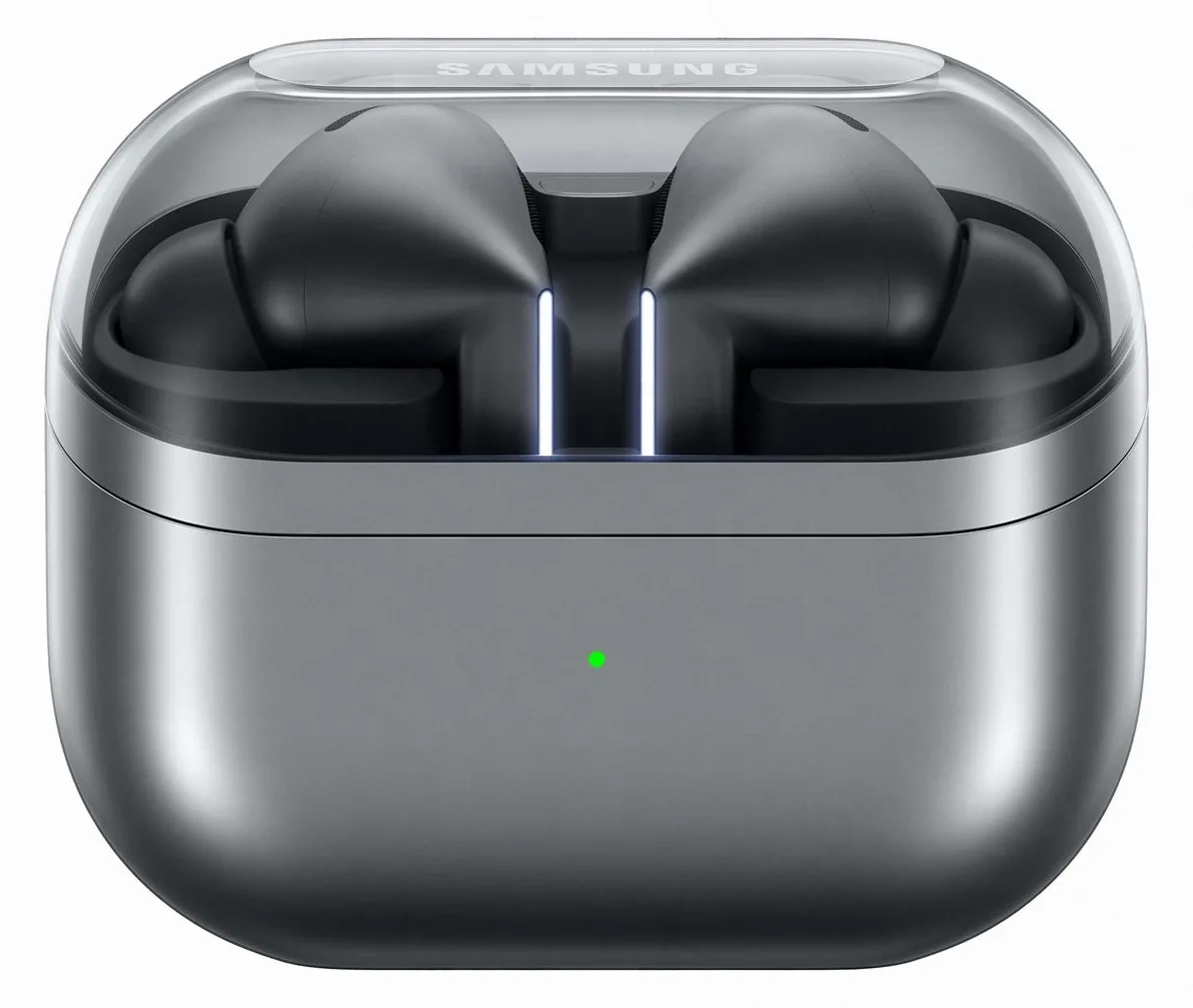 Samsung Galaxy Buds3 Pro - True Wireless-Kopfhörer mit Mikrofon im Ohr - Bluetooth - aktive Rauschunterdrückung - Silber, Ansicht 4