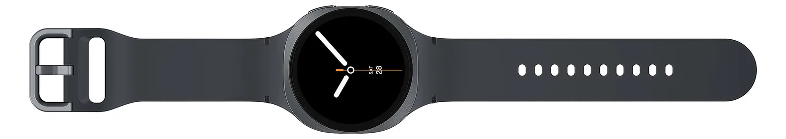 Samsung Galaxy Watch8 - 40 mm - Carbon-Schwarz - intelligente Uhr mit Sportband - Graphit - S/M - Anzeige 3.4 cm (1.34), Ansicht 3