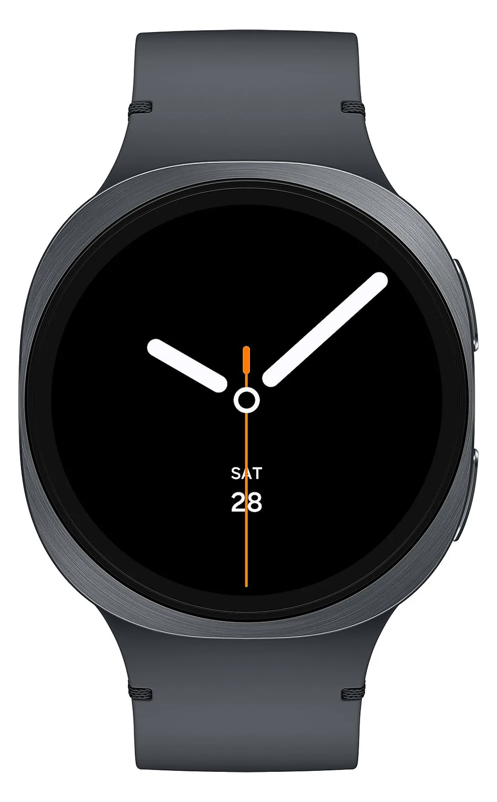 Samsung Galaxy Watch8 - 44 mm - Carbon-Schwarz - intelligente Uhr mit Sportband - Graphit - M/L - Anzeige 3.7 cm (1.47), Ansicht 5