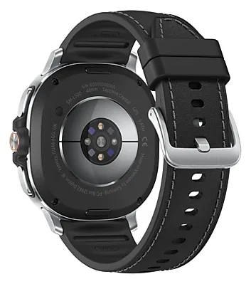 Samsung Galaxy Watch8 Classic - 46 mm - intelligente Uhr mit Hybridband - Hybrid-Eco-Leder - S/M/L - Anzeige 3.4 cm - Schwarz, Ansicht 2