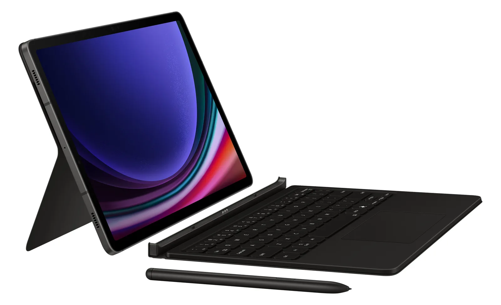 Samsung S9 BOOK COVER KEYBOARD BLACK, Ansicht 2
